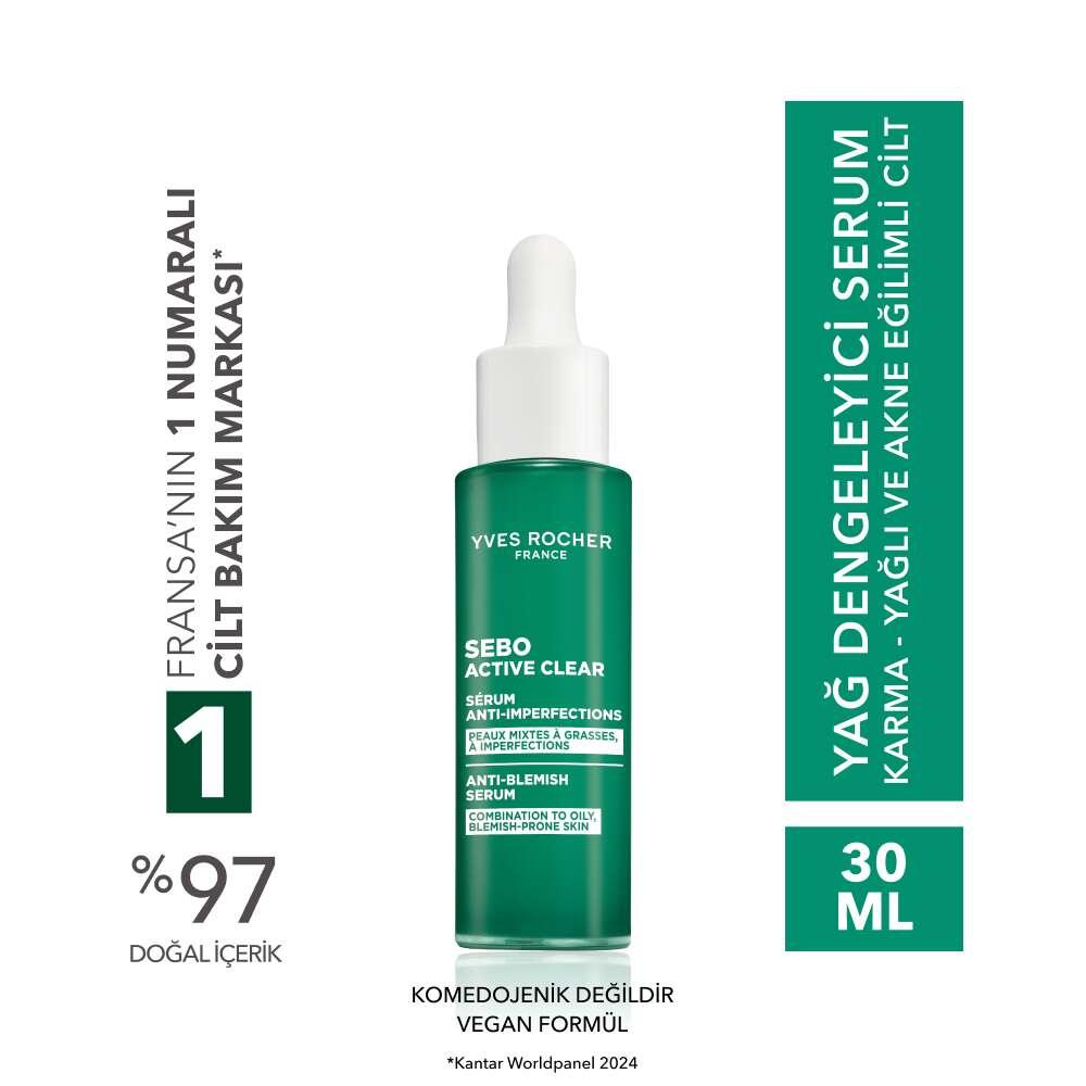 Sebo Active Clear Purifying Serum with Succinic Acid 30ml by Beauty Care Bag
