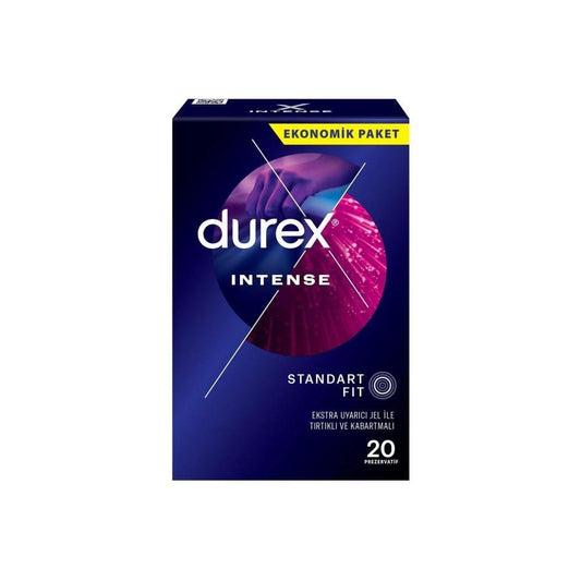 Durex Intense condoms, 20 count economy pack