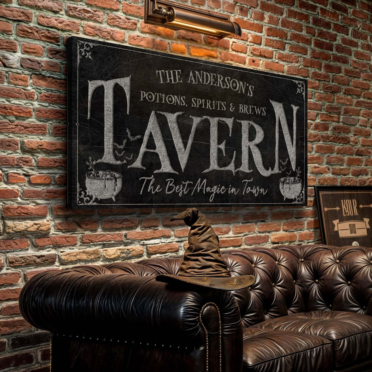 Potions, Spirits & Brews Tavern Halloween Sign by Tailored Canvases