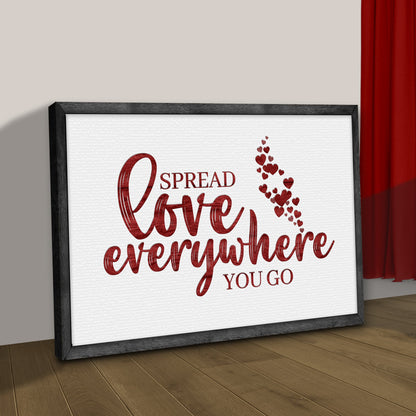 Valentines Day Sign IV by Tailored Canvases