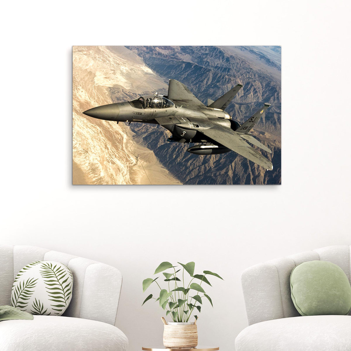 Fighter Plane Canvas Wall Art by Tailored Canvases