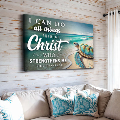 I Can Do All Things Faith Sign II by Tailored Canvases