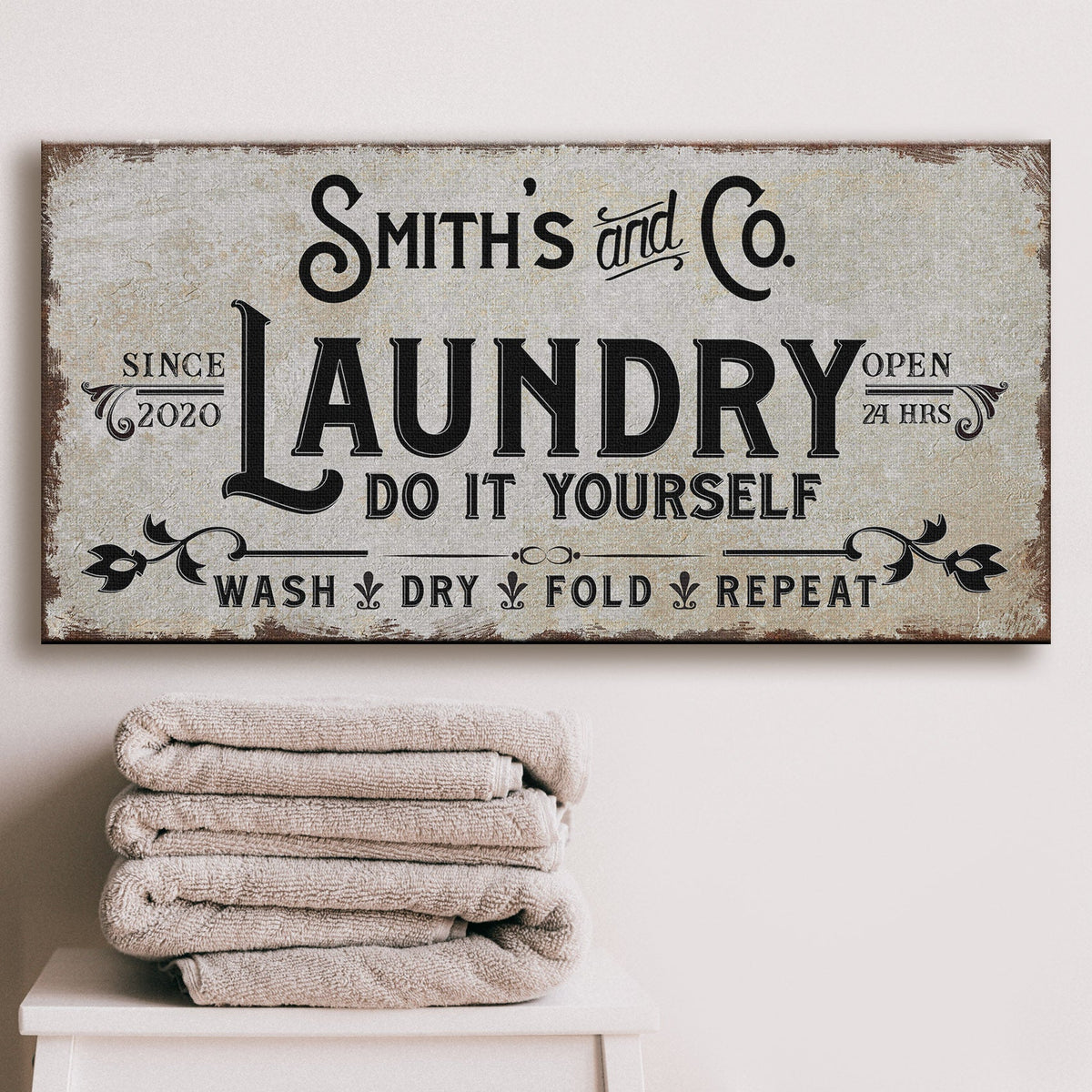 Laundry Room Sign ll by Tailored Canvases