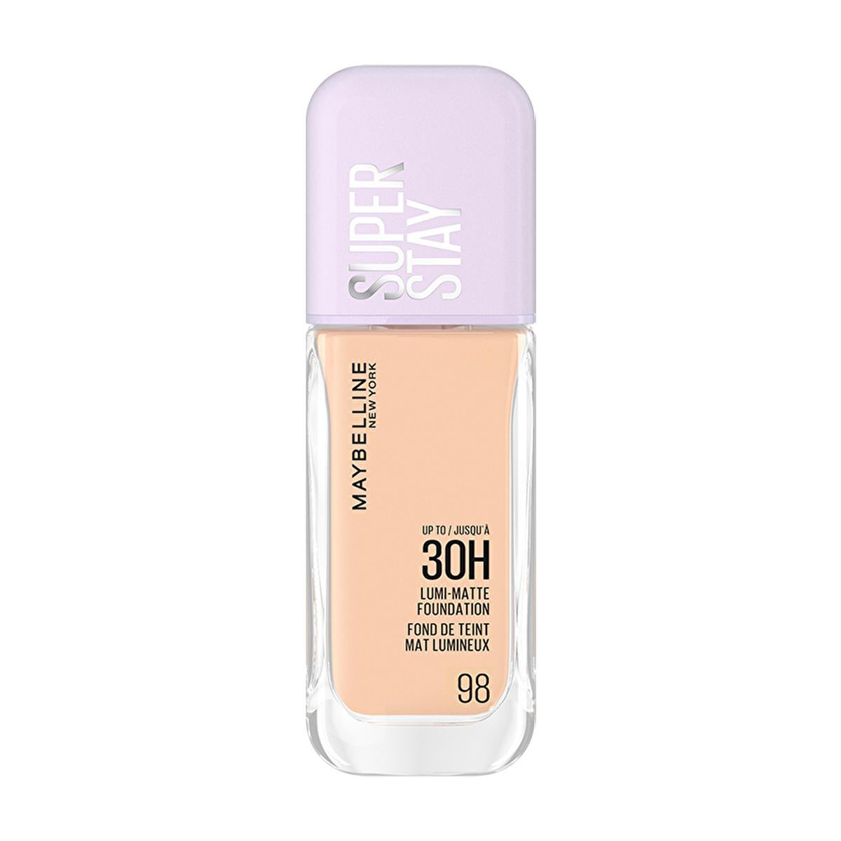 Maybelline Super Stay Lumi Matte Foundation: 30H Lightweight Satin Matte Coverage for Oily Skin, Natural Finish by Beauty Care Bag