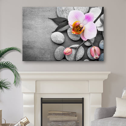 Fresh White Orchid Flower Canvas Wall Art by Tailored Canvases