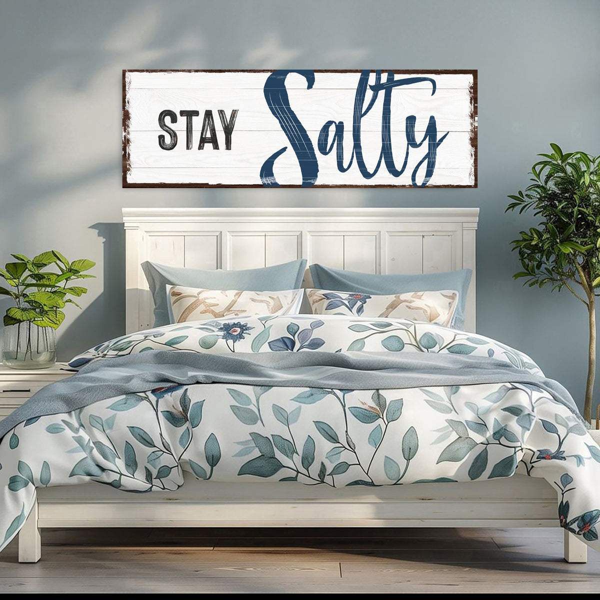 Stay Salty Coastal Sign III by Tailored Canvases