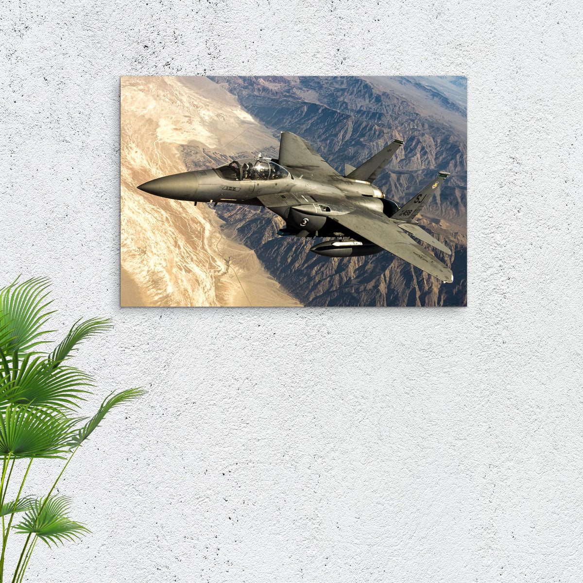 Fighter Plane Canvas Wall Art by Tailored Canvases