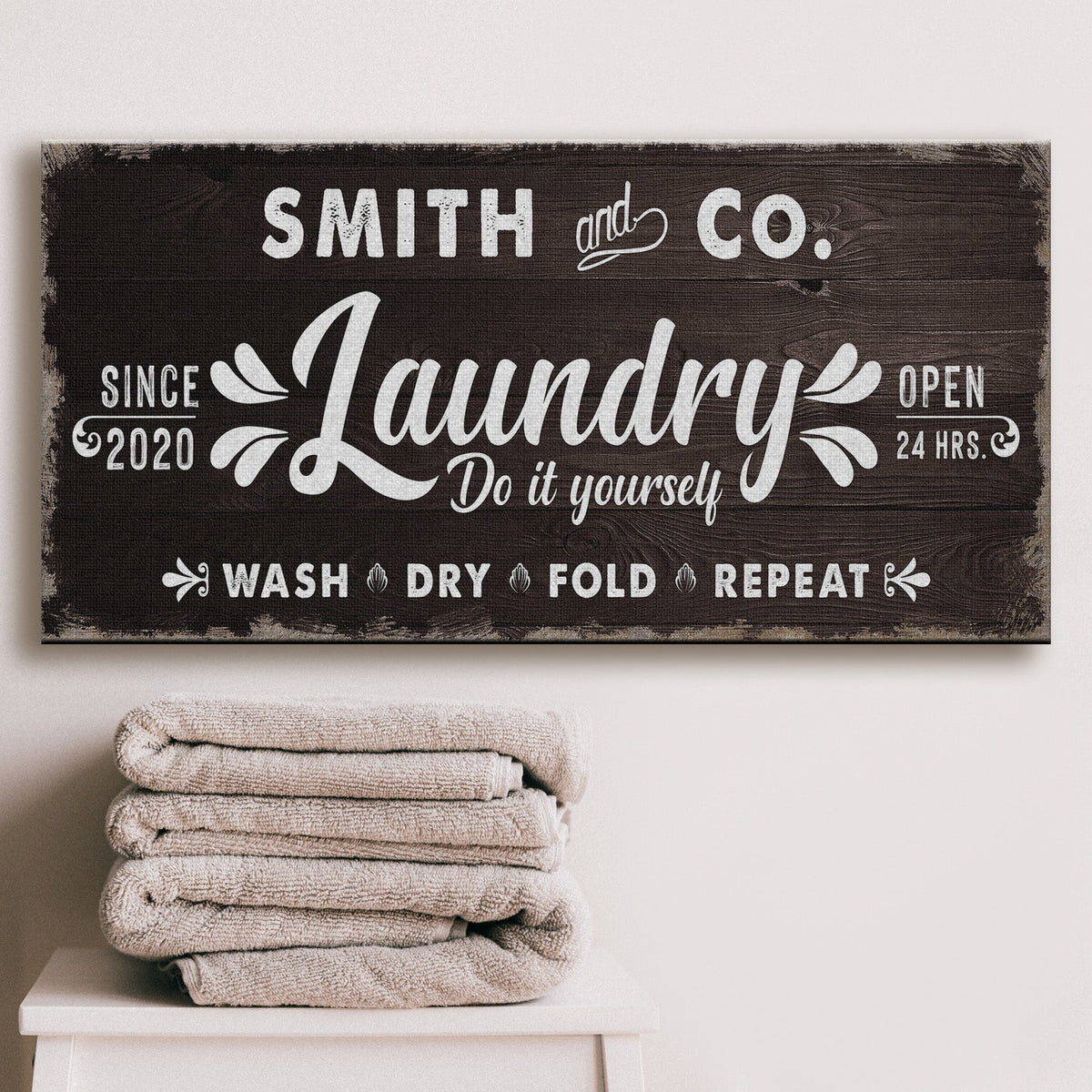 Laundry Room Sign ll by Tailored Canvases