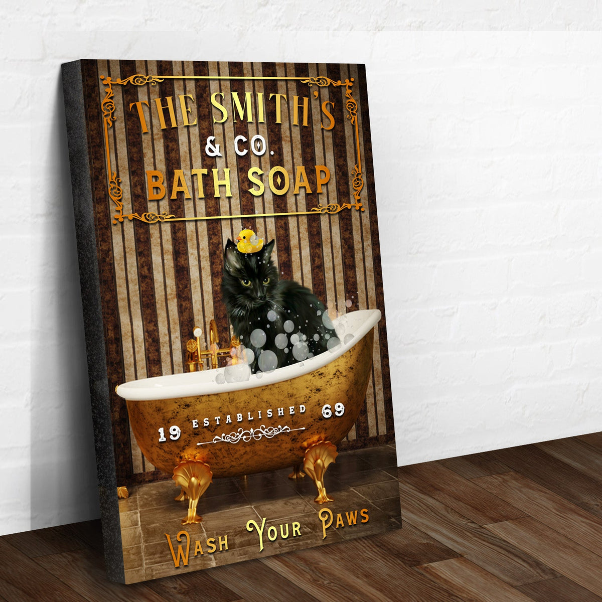 Wash Your Paws Sign by Tailored Canvases