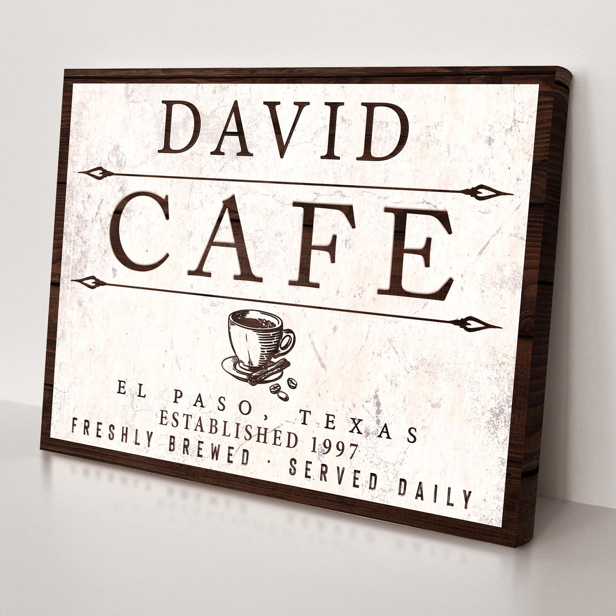 Cafe Sign II by Tailored Canvases