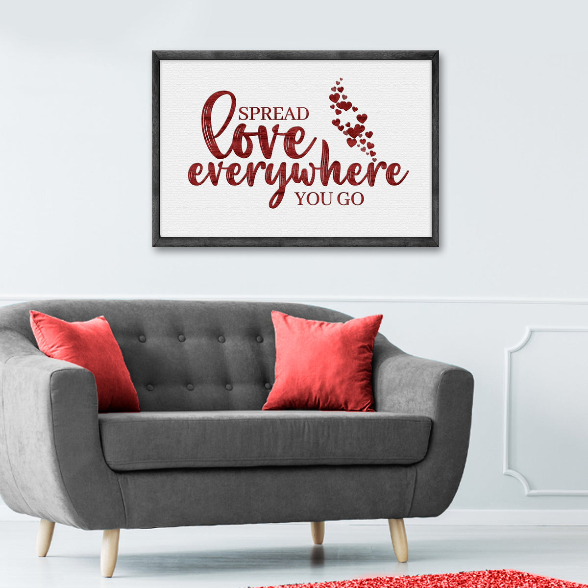 Valentines Day Sign IV by Tailored Canvases
