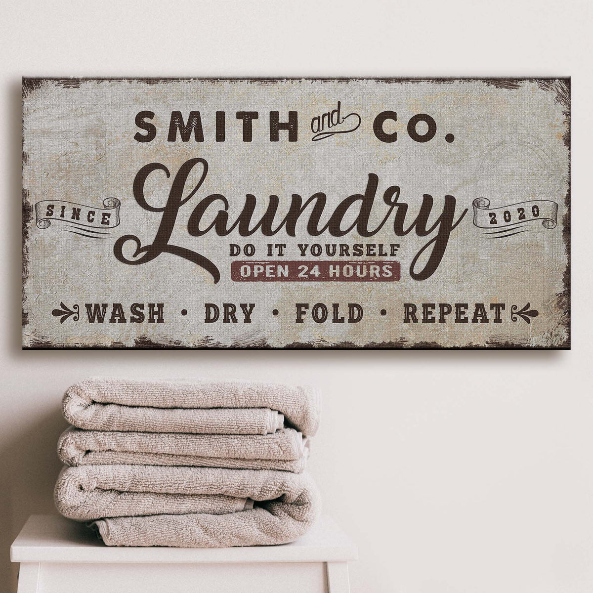 Laundry Room Sign ll by Tailored Canvases