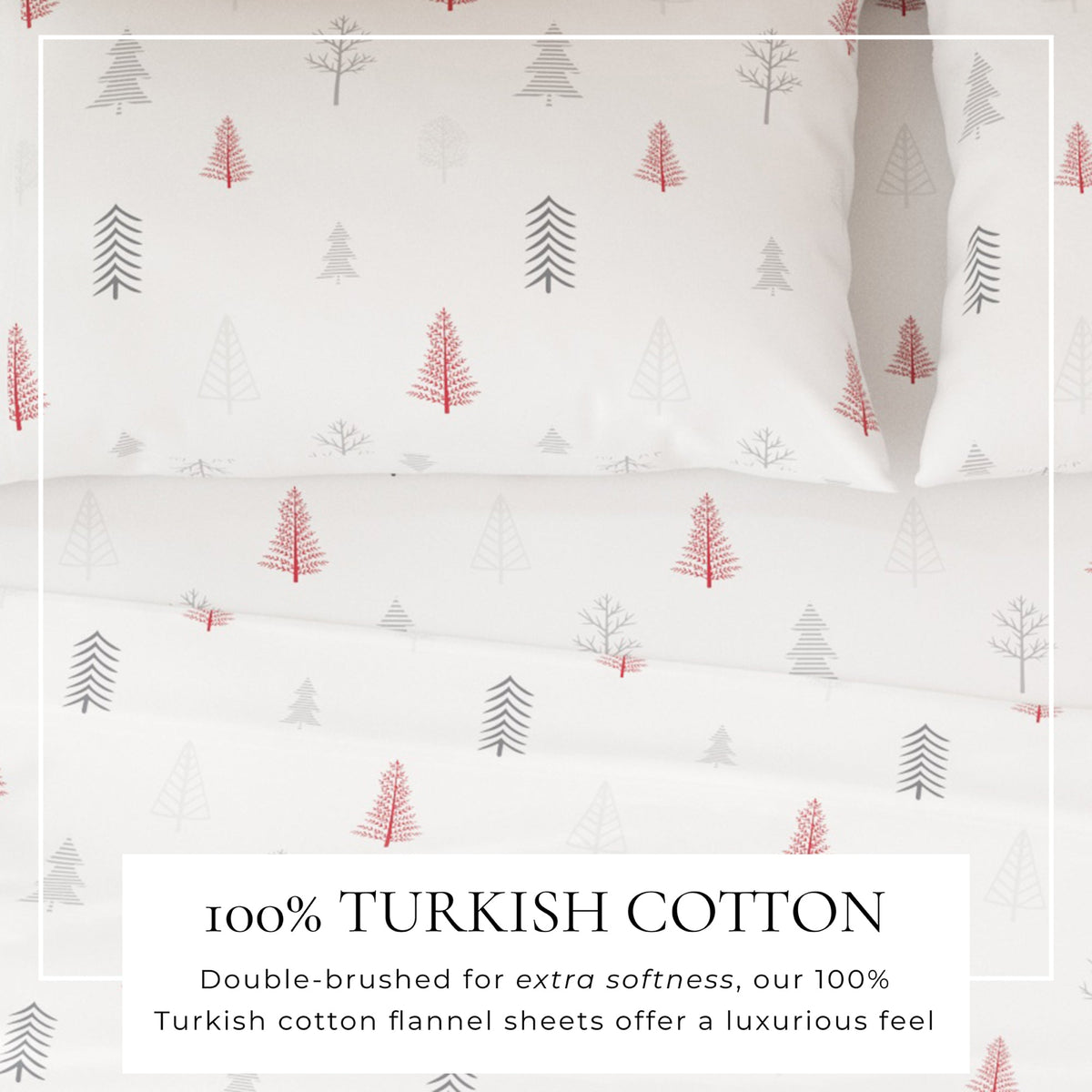 100% Turkish Cotton Flannel Sheet Sets - Boulder Collection by Great Bay Home