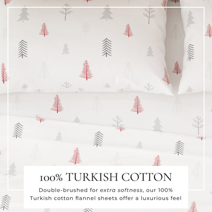 100% Turkish Cotton Flannel Sheet Sets - Boulder Collection by Great Bay Home
