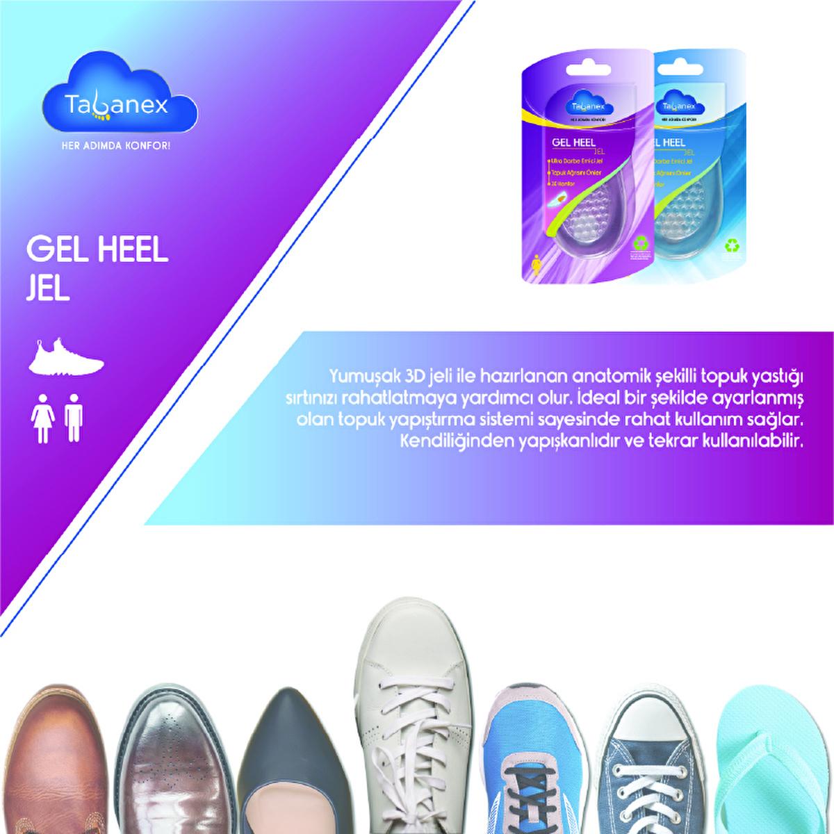 Tabanex gel heel inserts – view 3