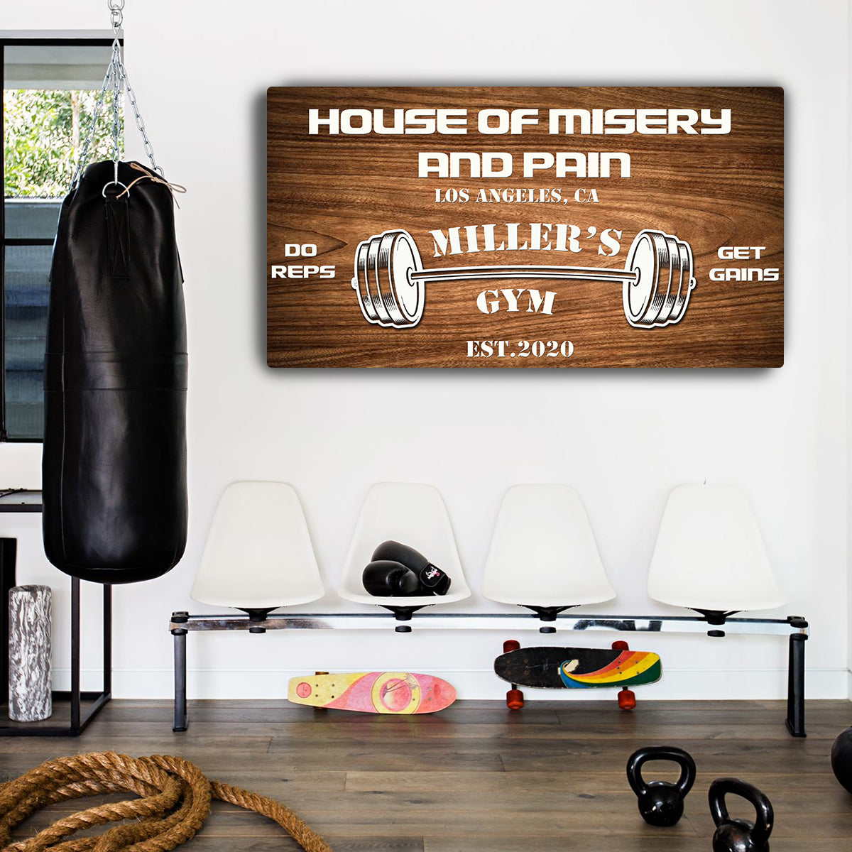 Gym Sign IV by Tailored Canvases
