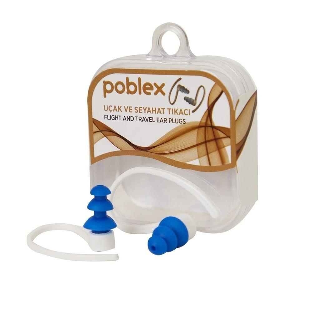 Poblex Travel Earplugs for Airplane Comfort - Reduce Noise & Discomfort During Flights by Beauty Care Bag