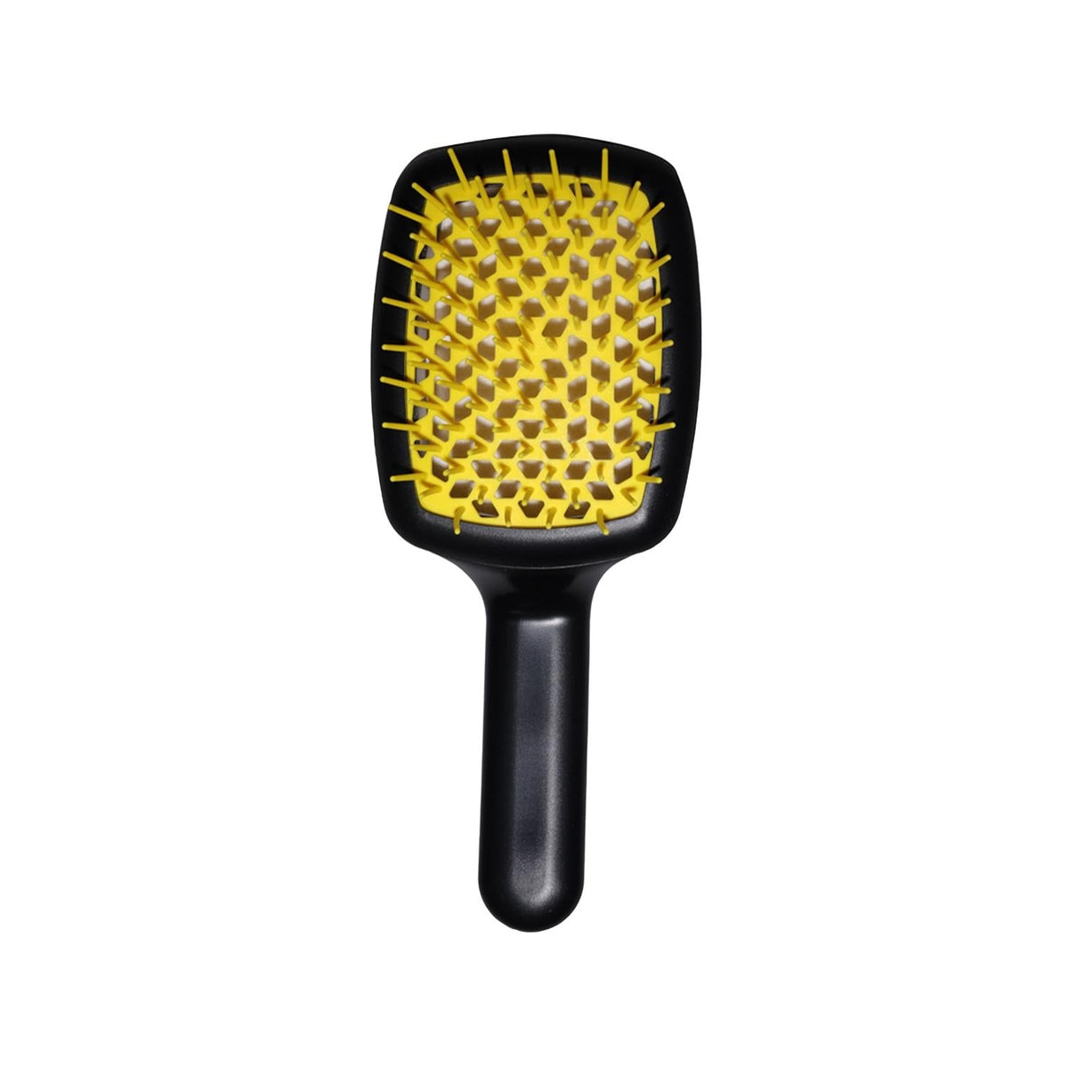 Janeke Curvy M Open-Back Chrome Yellow Hairbrush SP508A by Beauty Care Bag