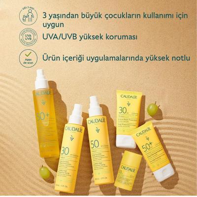 Caudalie Vinosun Protect SPF 50 Sunscreen Stick: Invisible, Vegan & Fragrance-Free High Protection for Face, Lips & Sensitive Skin by Beauty Care Bag