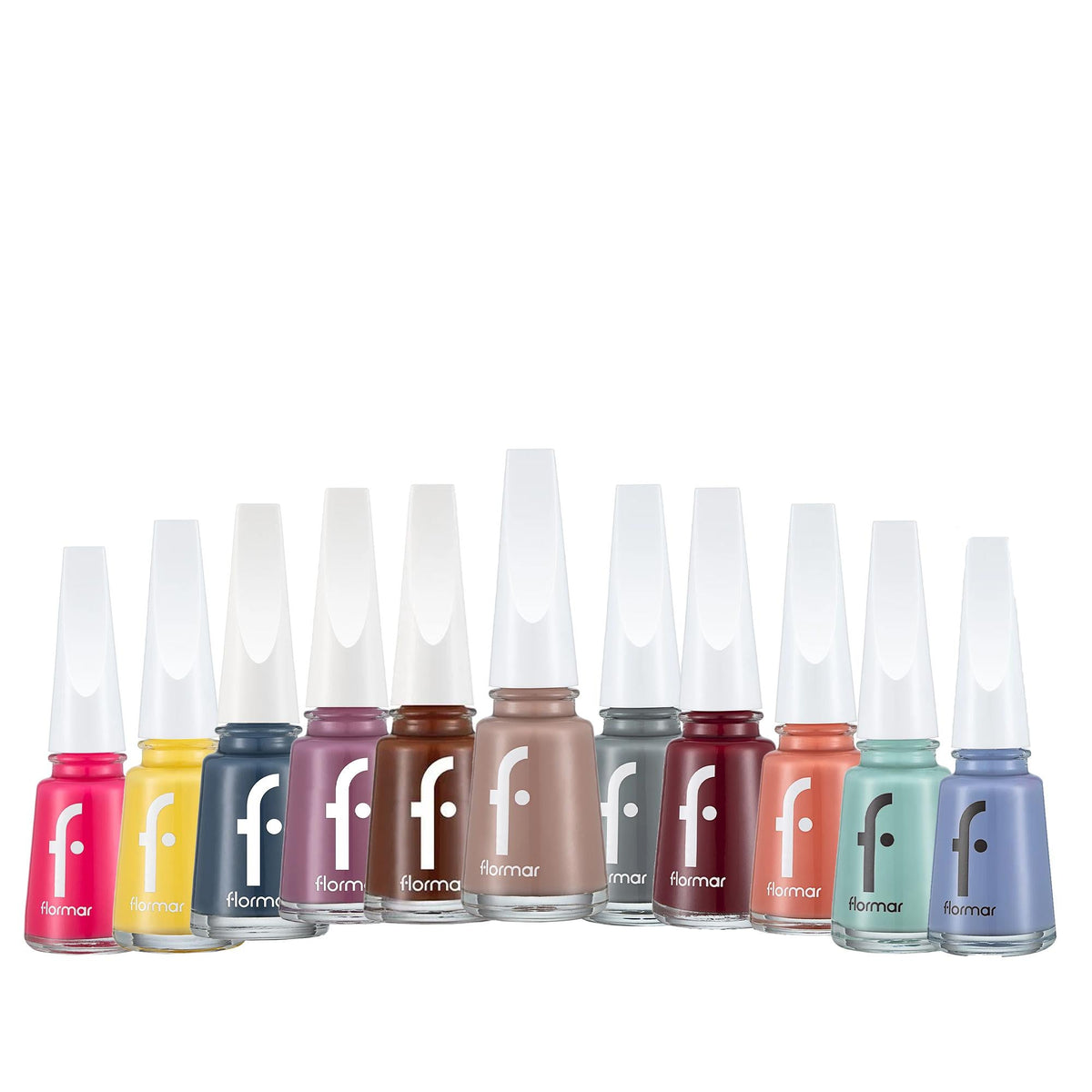 Flormar High Pigment Nail Enamel - 11 ml Glossy Finish Nail Polish for Vibrant Nail Color by Beauty Care Bag