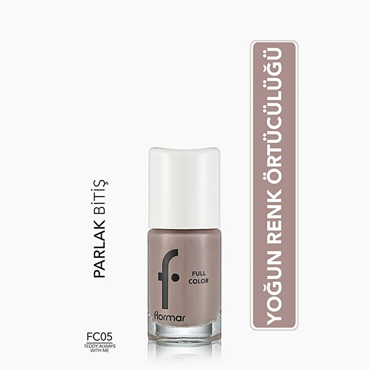 Flormar Full Color Extra Pigmented Nail Polish - Vibrant, Long-Lasting Nail Polish with High Pigmentation by Beauty Care Bag