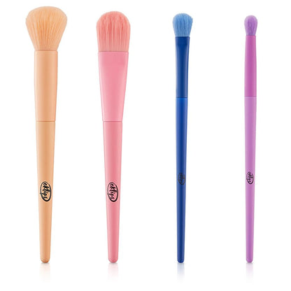 Eklips Colorful Makeup Brush Set for Flawless Application by Beauty Care Bag