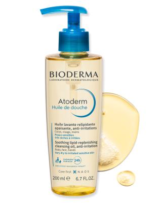 Bioderma Atoderm Shower Oil - Gentle, Moisturizing, Hypoallergenic Shower Oil for Dry, Sensitive Skin by Beauty Care Bag