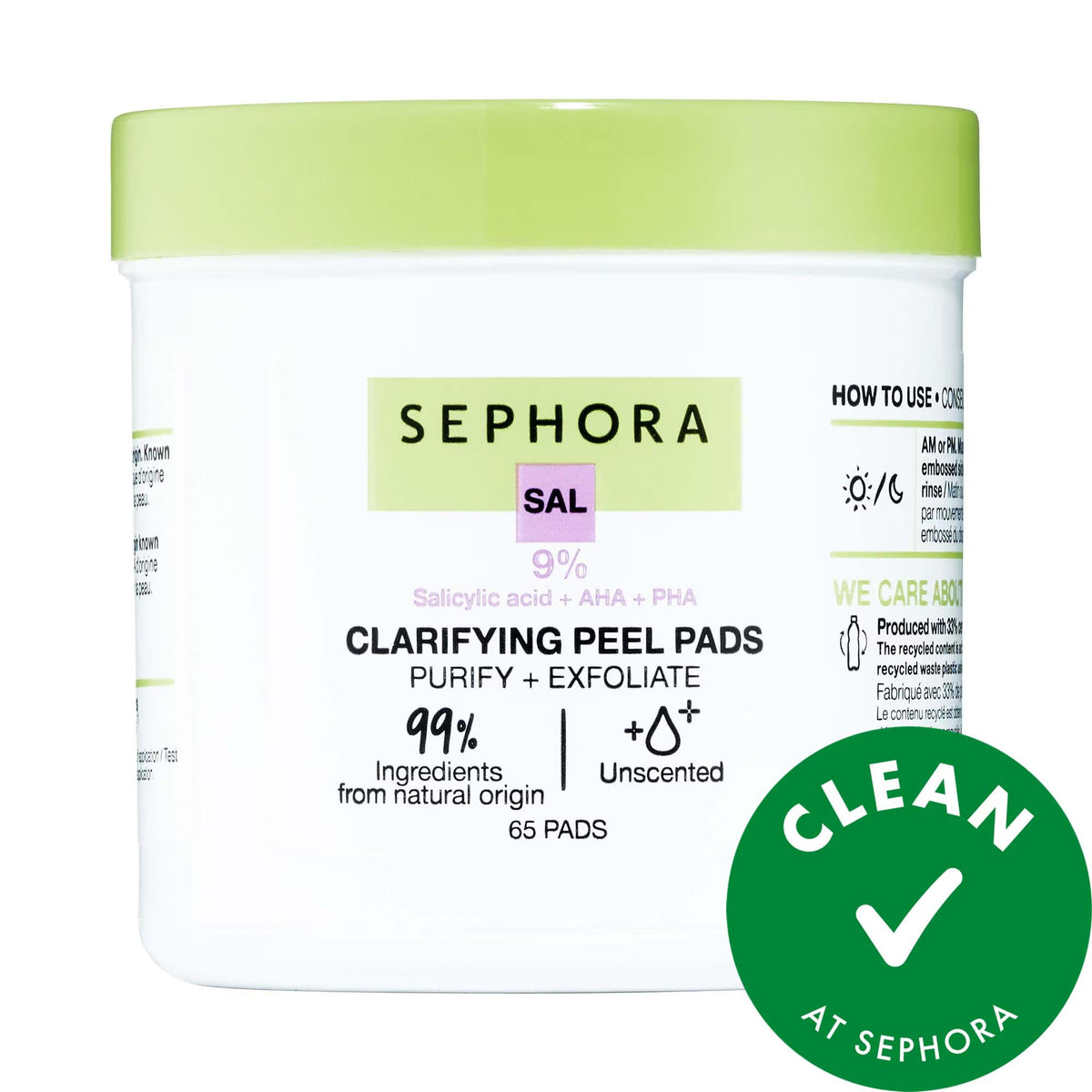 Dermalogica clarifying peel pads with salicylic acid