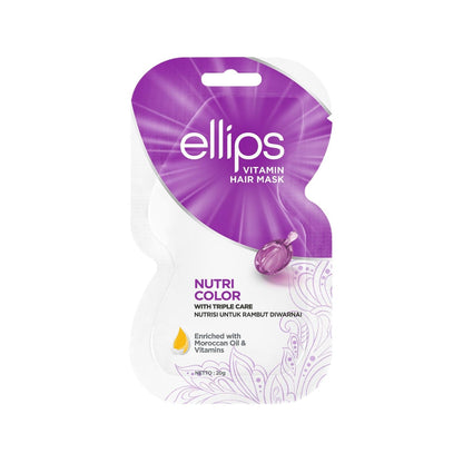 Ellips Nutri Color Vitamin Hair Mask for Color-Treated Hair 20g by Beauty Care Bag