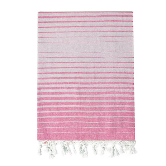 Eklips Pink Peshtemal Towel: Lightweight Turkish Beach, Spa & Hamam Towel - Stylish, Compact & Quick-Drying by Beauty Care Bag