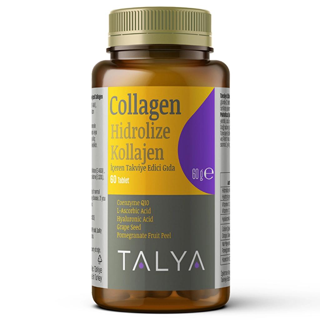 Talya Hydrolyzed Collagen Dietary Supplement 60 Tablets by Beauty Care Bag