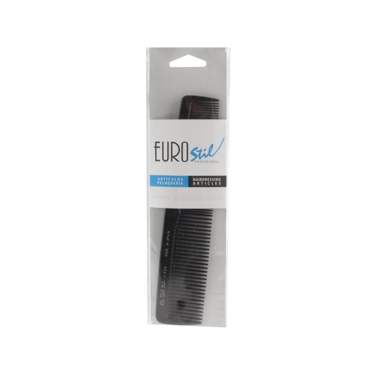Eurostil Professional Spanish Comb 454 for Styling by Beauty Care Bag