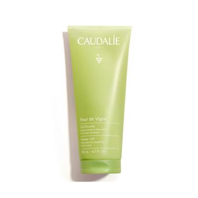 Caudalie Fleur De Vigne Shower Gel: Vegan, Soap-Free, Fragrant, Gentle Skin Cleanser - Watermelon & Rose Scent (6.76 fl oz) by Beauty Care Bag