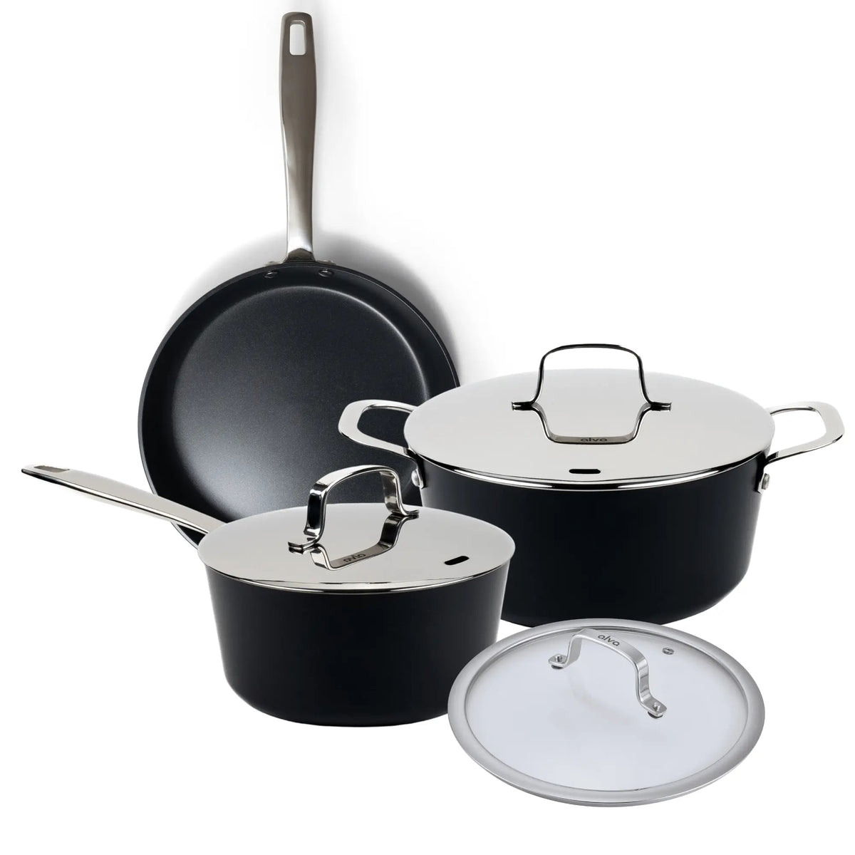Ceramic Nonstick Cookware Set by Alva Cookware