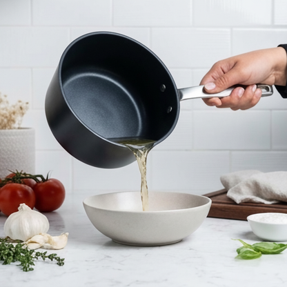 Ceramic Nonstick Saucepan with Lid, 2-Qt by Alva Cookware