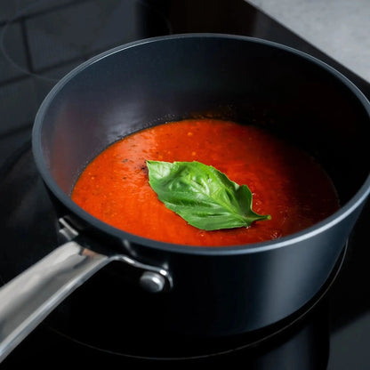 Ceramic Nonstick Saucepan with Lid, 2-Qt by Alva Cookware
