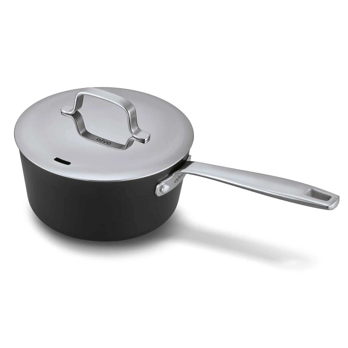Ceramic Nonstick Saucepan with Lid, 2-Qt by Alva Cookware