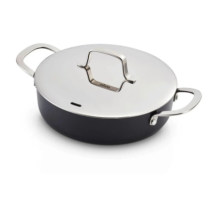 Ceramic Nonstick Sauté Pan with Lid, 3.5-Qt by Alva Cookware