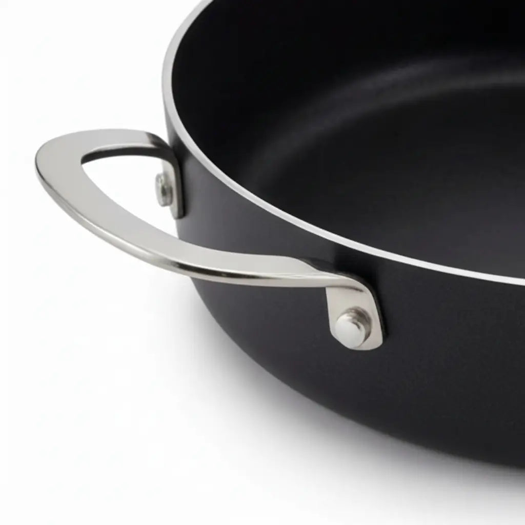 Ceramic Nonstick Sauté Pan with Lid, 3.5-Qt by Alva Cookware