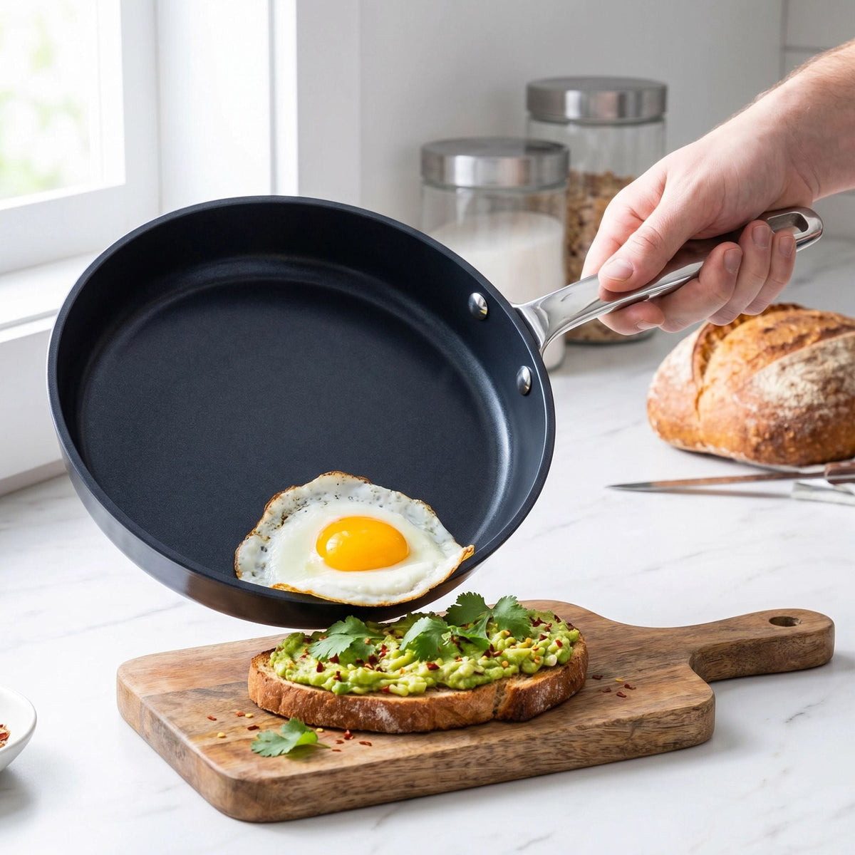 Ceramic Nonstick Cookware Set, 9-Piece by Alva Cookware