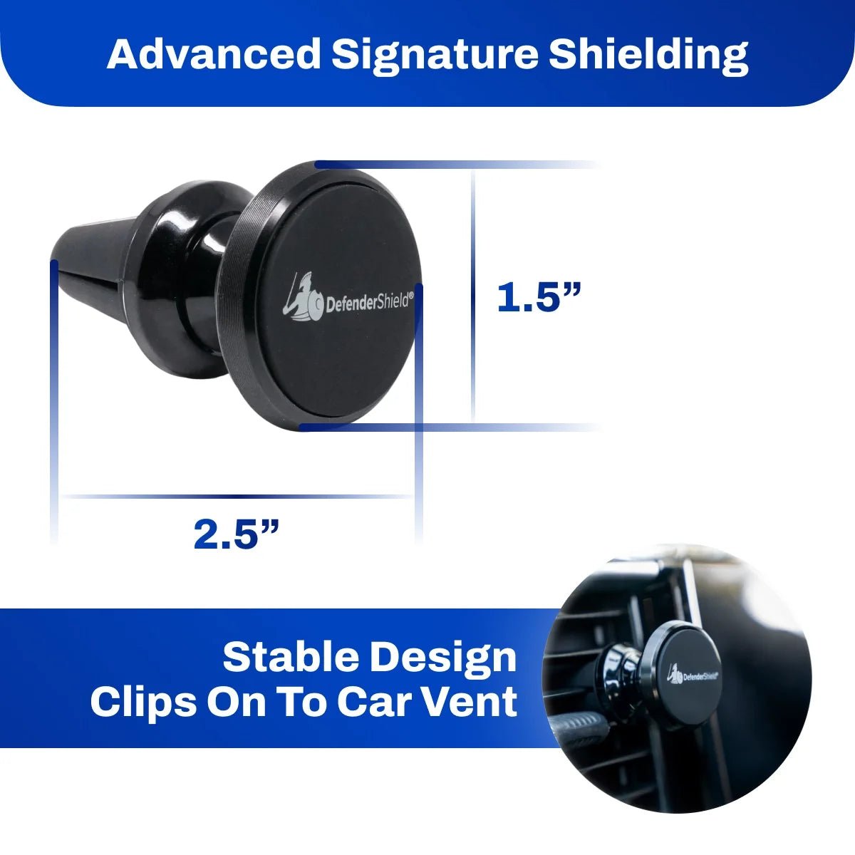 Magnetic Car Phone Holder – Air Vent Mount w/ 360° RotationsimpleTorqelo.com