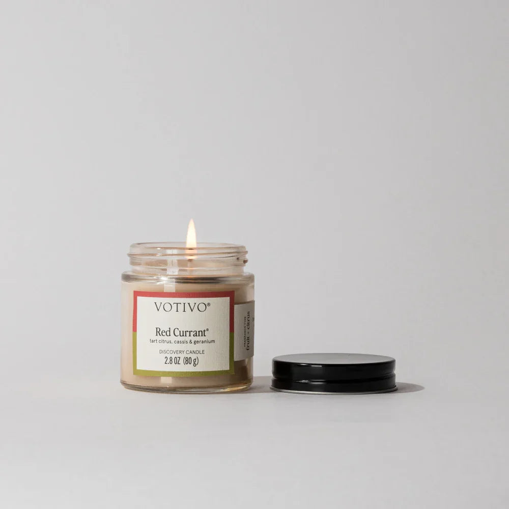 Votivo Red Currant Discovery Candle by Rust & Cinder