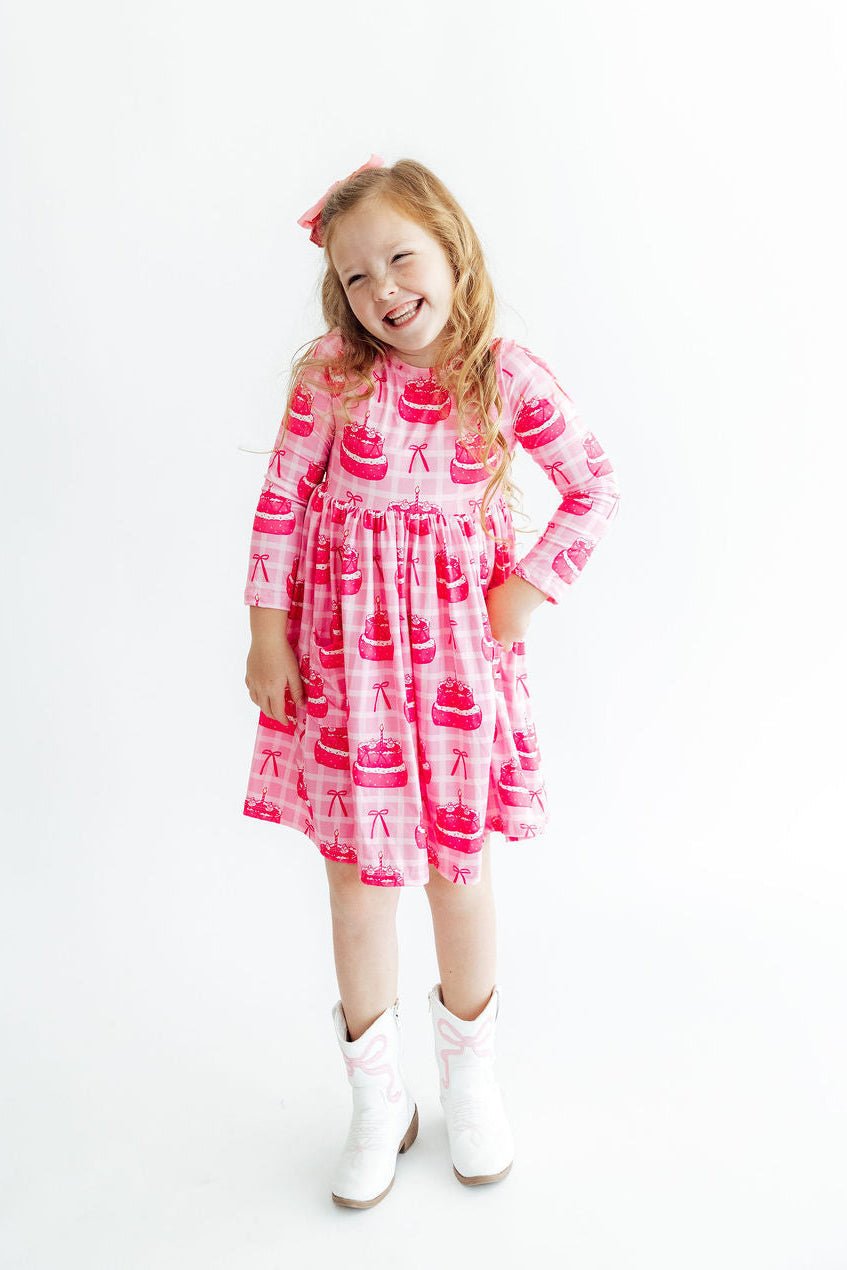 Make a Wish L/S Pocket Twirl DressTwirl Dress - L/S - PocketTorqelo.com