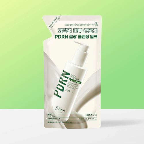 make p:rem PDRN Pore Clay Cleansing Milk 100ml [Refill] by Seoulia