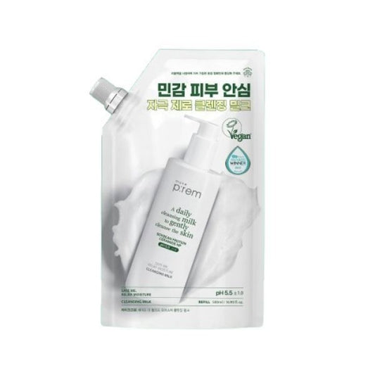 make p:rem Safe Me. Relief Moisture Cleansing Milk 500ml [Refill] by Seoulia