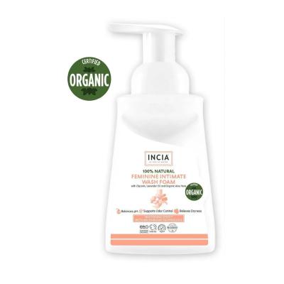 Incia Natural Intimate Wash Foam: Organic, Gentle Feminine Hygiene for Sensitive Skin | Sulfate, Paraben, Silicone & Dye-Free, 6.76 fl oz by Beauty Care Bag