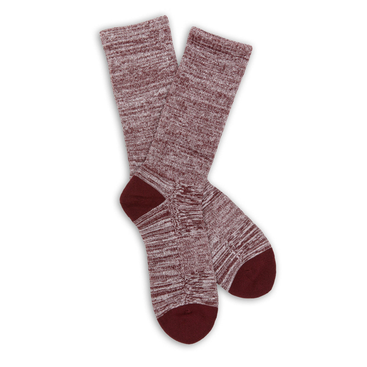 Maroon Marl Casual SocksTeam ColorwaysTorqelo.com