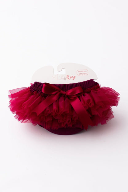 Maroon Ruffle Tutu BloomerTutu BloomerTorqelo.com