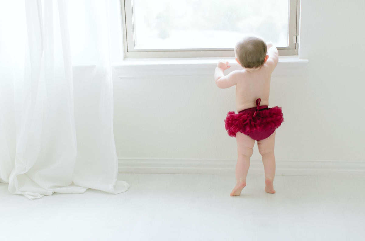 Maroon Ruffle Tutu BloomerTutu BloomerTorqelo.com