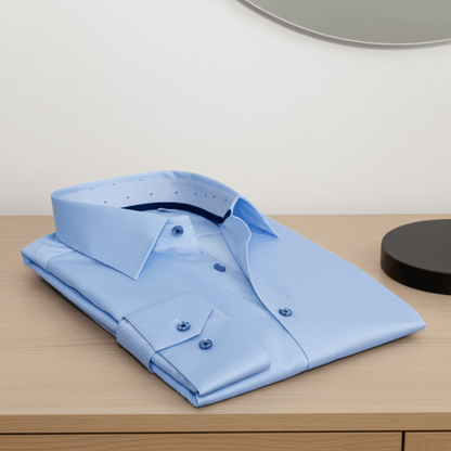 Martin Button-Up Shirt With Contrast Details // Blue // Contemporary Fit (Regular)Shirts & TopsTorqelo.com